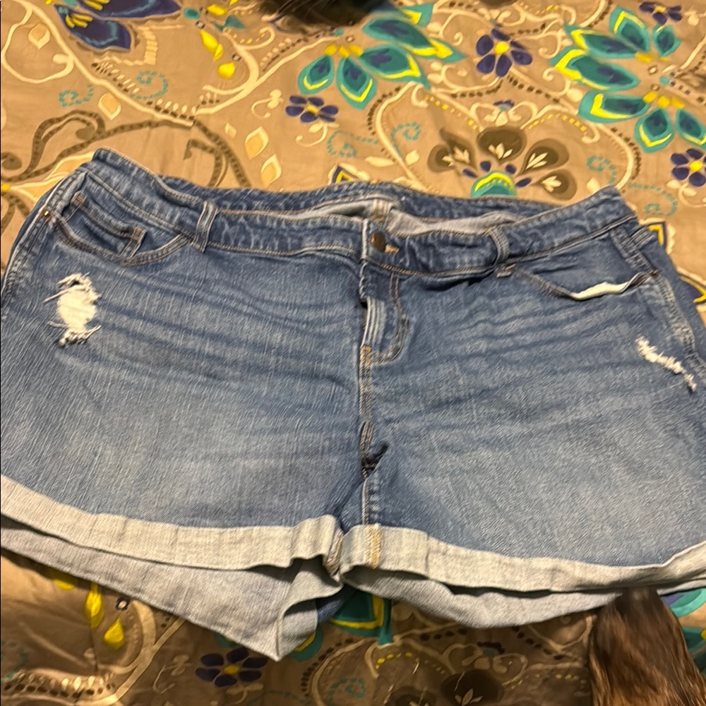 Denim Blue Jean Shorts